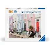 Ravensburger puzzel Bunte Stadthäuser in London - 500 stukjes.