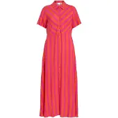 Vila Blousejurk 'VIAya' roodviolet / lichtrood
