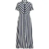 Vila Blousejurk 'VIAya' navy / wit