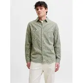 Jack & Jones Overhemd 'JJESummer' groen gemêleerd