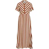Vila Blousejurk 'VIAya' lichtbruin / wit