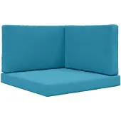 vidaXL Buitenbankkussen Polyester Koninklijk Blauw 80 x 80 x 8 cm
