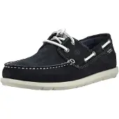 Dockers Mocassins navy / wit