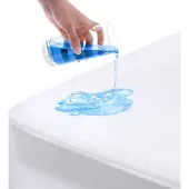 Zavelo Katoen Molton Waterdicht PU Hoeslaken - 1-persoons (100x200 cm) - 100% Katoen - 30cm Hoekhoogte - Wasbaar tot 95 graden - Rondom Elastisch