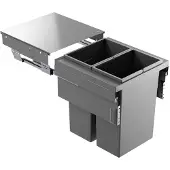 Hailo Euro Cargo 500 NT480 afvalsysteem 70 liter voor kastbreedte 50cm donkergrijs