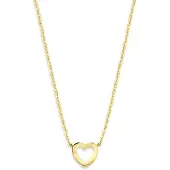 Marie-Celeste Marie Celeste ketting hartje 41 - 43 - 45 cm - Goud