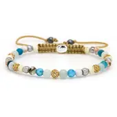 Karma Armband Spiral Luna XXS Gold Crystal