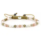 Karma Armband Spiral Skye XXS Rosé Gold Crystal