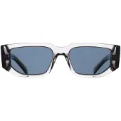 Prada PR09ZS 18S09T transparante asfalt donkergrijze zonnebril