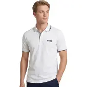 BOSS Shirt 'Paddy Pro' zwart / wit