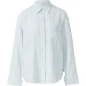 s.Oliver Red Label Blouse pastelblauw / wit