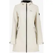 Kjelvik softshell lange dames jas beige maat S