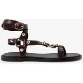 Sissy-Boy Donkerrode sandalen met studs | Maat: 39