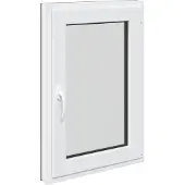 vidaXL Kelderraam RISOR 60 x 80 cm PVC en Glas Antraciet