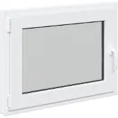 vidaXL Kelderraam RISOR 90 x 50 cm PVC en Glas Wit