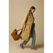 Sissy-Boy Beige trenchcoat met ceintuur | Maat: S