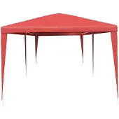 vidaXL Partytent Rood 600 x 300 x 255 cm PE en staal