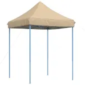 vidaXL Partytent 200 x 200 x 306 cm Beige Oxford Stof