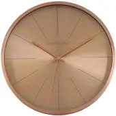 Decostar Wandklok copper 35x35x4cm rz/goud