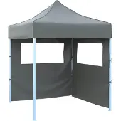 vidaXL Partytent 200 x 200 x 315 cm, antraciet, Oxford-stof