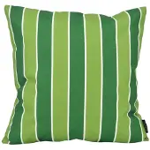 NOVÉE Sunset stripe green outdoor kussenhoes | 45x45 cm | katoen/polyester