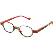 Aptica Leesbril Bridge Panto-Rainbow-+2.00