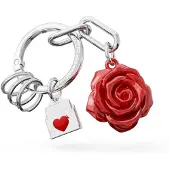 Metalmorphose - sleutelhanger - Roos met liefdes envelop