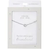Depesche ketting vis sterrenbeeld zilver goud verstelbaar 42-47cm.
