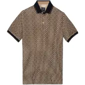Baileys Blauw poloshirt print grafisch