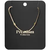 Yehwang Triple x amsterdam ketting - zilveren kleur