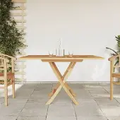 Prolenta Maison Exclusive - Tuintafel, inklapbaar, 110x110x75 cm, massief teakhout