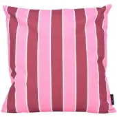 NOVÉE Sunset stripe pink outdoor kussenhoes | 45x45 cm | katoen/polyester