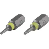 Wolfcraft Torx Bitset 25 Mm 2-delig Tx 6-7