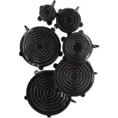 GEFU Deksel Flexifresh Zwart (Set van 6)