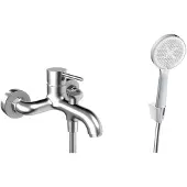 Kielle Oudee - Badkraan met accessoires, EcoSpare, chroom 10302SN20