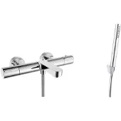 Kielle Oudee - Thermostatische badkraan, met accessoires EcoSpare, chroom 10302SNT90