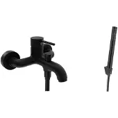 Kielle Oudee - Badkraan met accessoires EcoSpare, matzwart 10302SN34