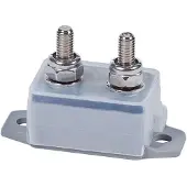 Blue Sea Systems Short Stop Dc Circuit Breaker 40a Zilver