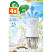 Air Wick (4x) Essential Oil Starter Kit Lilac & Crisp Linen