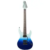 Mooer MMT50 Blue-White Gradient elektrische gitaar met gigbag