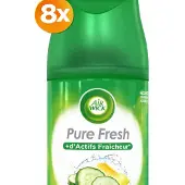 Air Wick (8x) - Luchtverfrisser - Navulling - Komkommer - 250ml