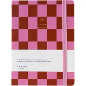 A-Journal My Journal - Schoolagenda 2026-2027 - A5 - Geruit roze