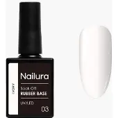 Nailura - Rubber Base 3 - Ivory - 10 ml