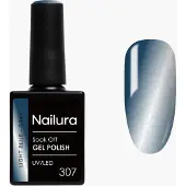Nailura - Gel Polish 307 - Light Blue Gray - 10 ml