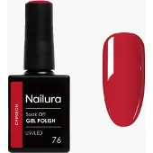Nailura - Gel Polish 76 - Crimson - 10 ml