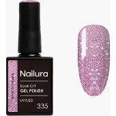 Nailura - Gel Polish 335 - Pink Glimmer - 10 ml