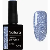 Nailura - Gel Polish 303 - Sparkling Blue - 10 ml