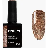 Nailura - Gel Polish 320 - Caramel Sparkle - 10 ml