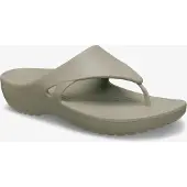Crocs Kadee Wedge Flip dames slippers beige maat 38/39