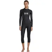 Tyr Hurricane Cat 1 Woman Long Sleeve Neoprene Wetsuit Zwart S Vrouw